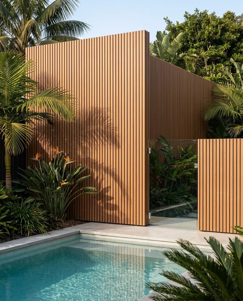 Teak — Black Grooves installed